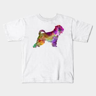 Irish Soft Coated Wheaten Terrier in watercolor Kids T-Shirt